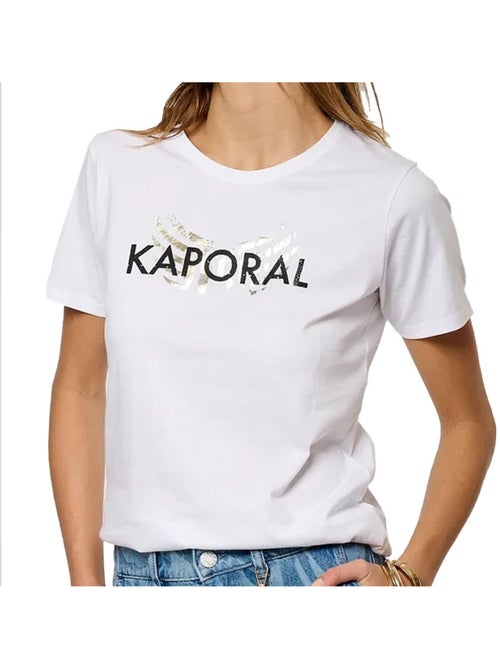 T-shirt Feminina Branca Kaporal Eloae - Kiabi