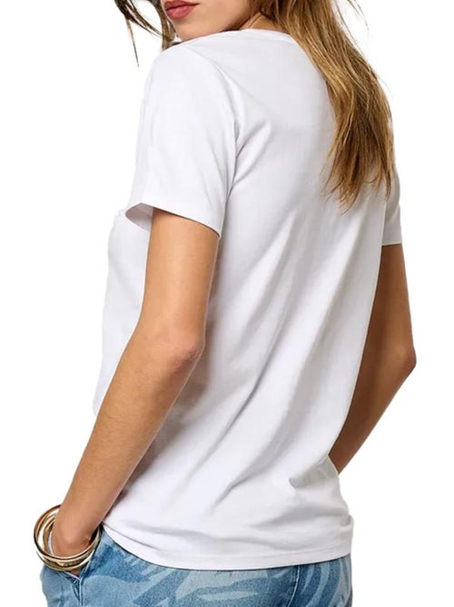 T-shirt Feminina Branca Kaporal Eloae - Kiabi