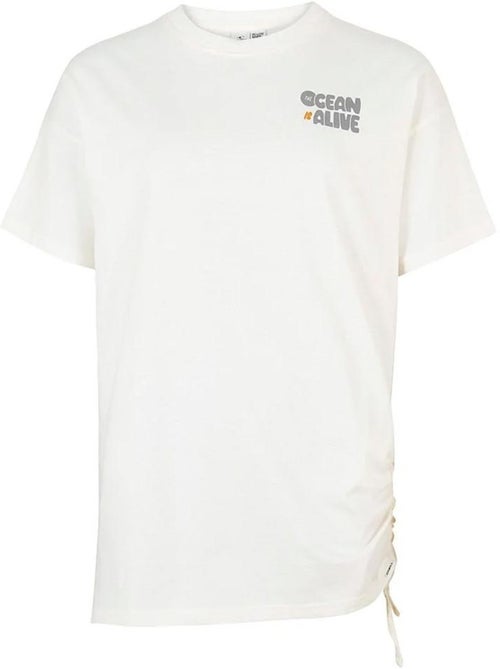 T-Shirt Feminina Branca O'Neill Stream - Kiabi