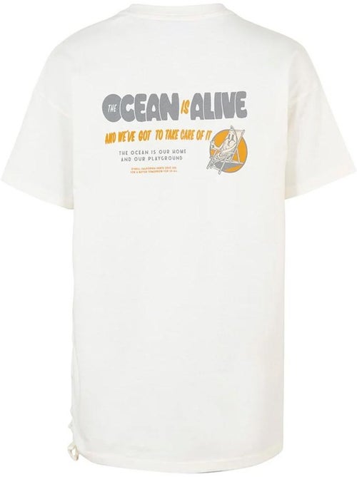 T-Shirt Feminina Branca O'Neill Stream - Kiabi