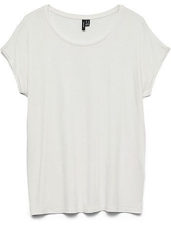 T-shirt feminina vero moda fosia preta