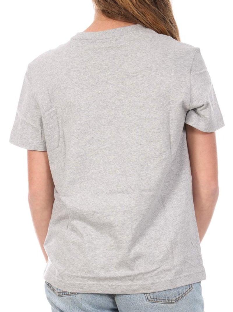 T-Shirt Feminina Calvin Klein Jeans Archive Cinzenta Cinza-prateado - Kiabi