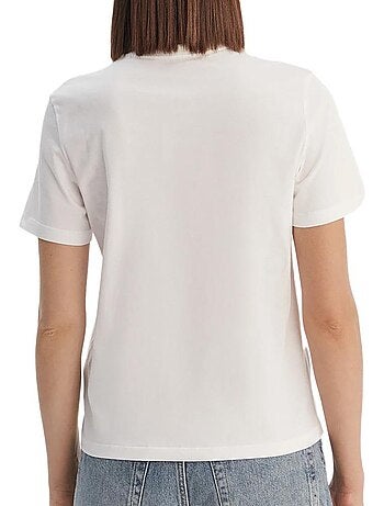 T-Shirt Calvin Klein Jeans Monogramada Preta para Mulher
