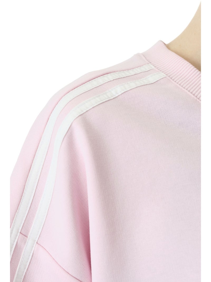 T-shirt feminina com detalhe de laço penti Rosa doce - Kiabi