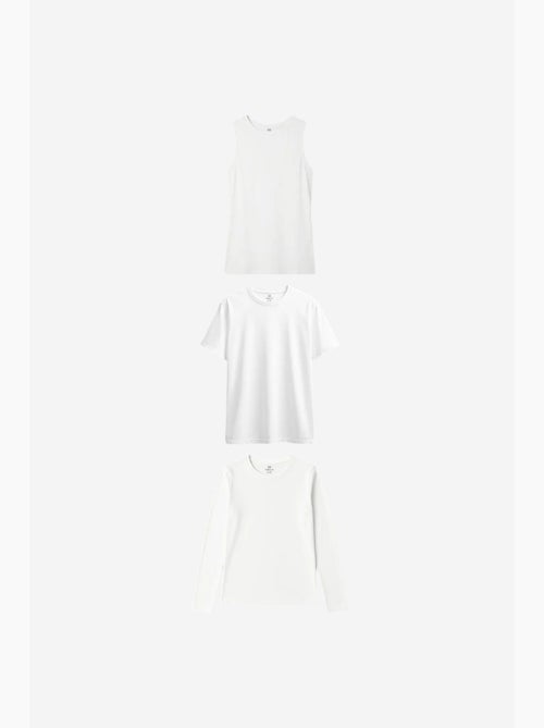 T-shirt feminina de algodão e elastano tommy - Kiabi