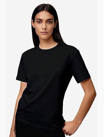 T-shirt feminina de algodão e elastano tommy