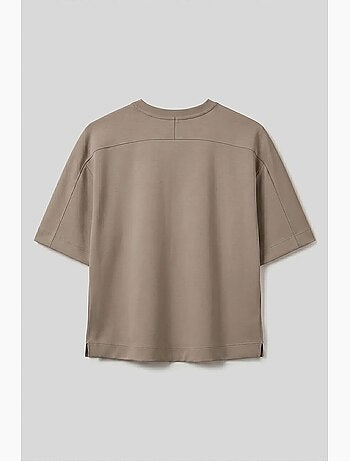 T-shirt feminina em mistura de viscose tommy