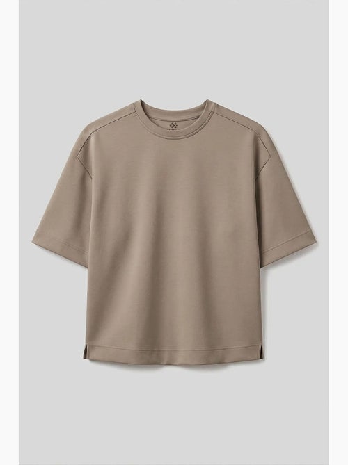 T-shirt feminina em mistura de viscose tommy - Kiabi T-shirt feminina em mistura de viscose tommy - Kiabi