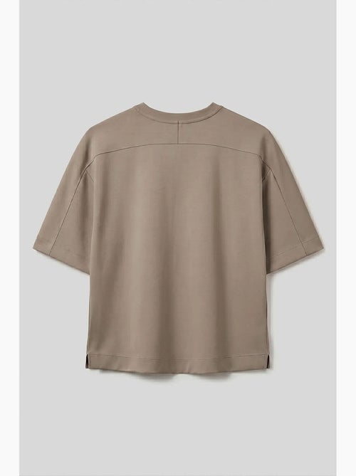 T-shirt feminina em mistura de viscose tommy - Kiabi T-shirt feminina em mistura de viscose tommy - Kiabi