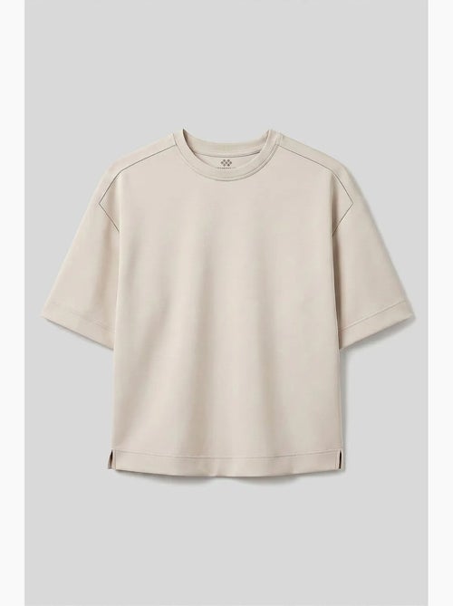 T-shirt feminina em mistura de viscose tommy - Kiabi T-shirt feminina em mistura de viscose tommy - Kiabi