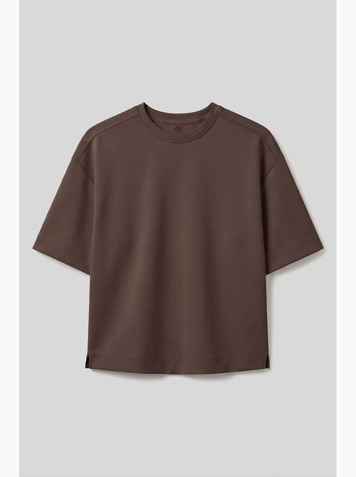T-shirt feminina em mistura de viscose tommy - Kiabi T-shirt feminina em mistura de viscose tommy - Kiabi