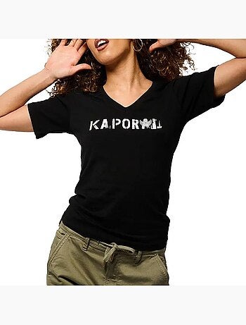 T-Shirt Feminina Kaporal ENDA Preto