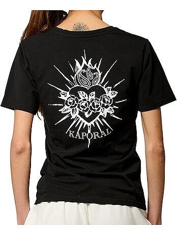 T-Shirt Feminina Kaporal VALM Preto
