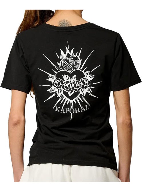 T-shirt feminina kaporal valm preto - Kiabi T-shirt feminina kaporal valm preto - Kiabi