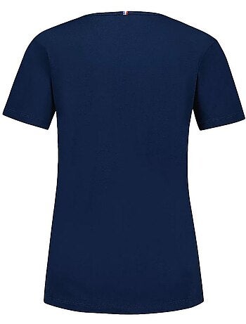 T-Shirt Feminina Le Coq Sportif N°1 Victory Azul Marinho