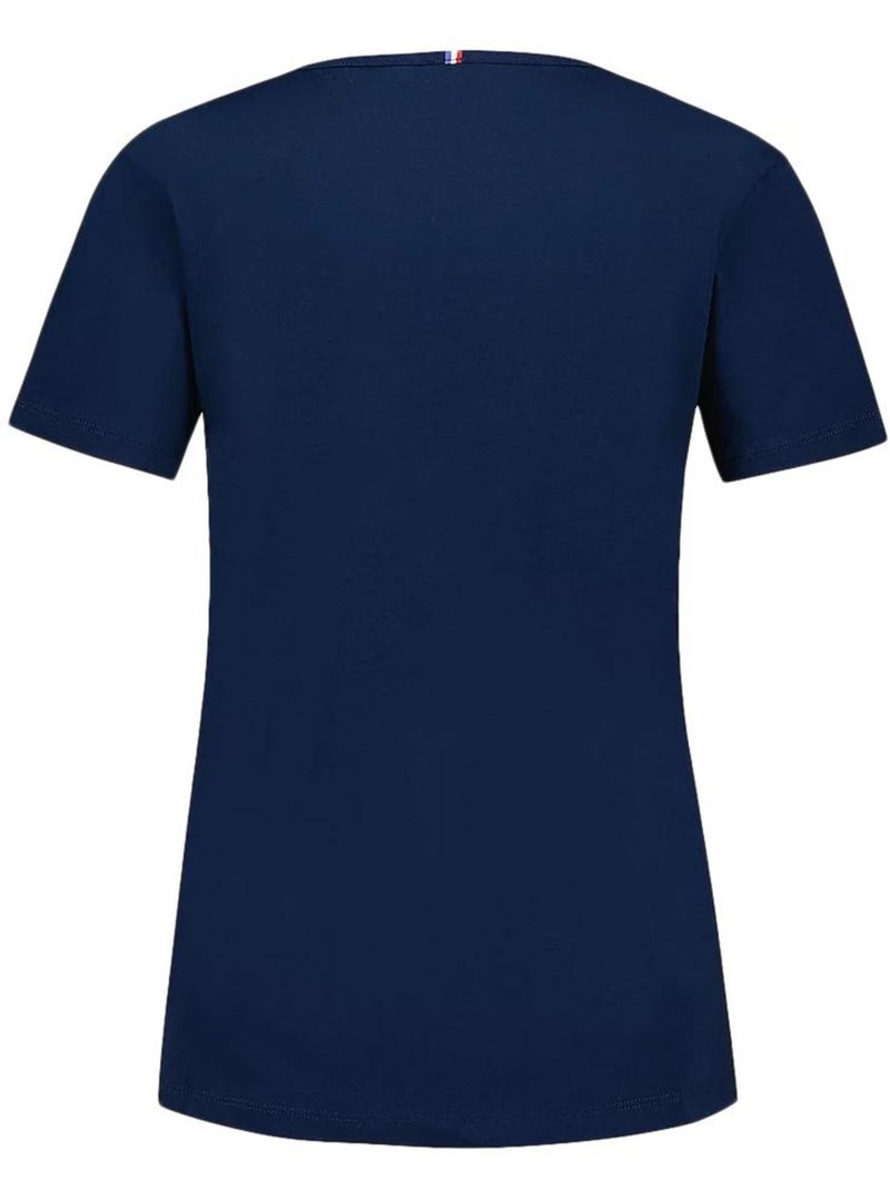 T-Shirt Feminina Le Coq Sportif N°1 Victory Azul Marinho Azul-marinho - Kiabi