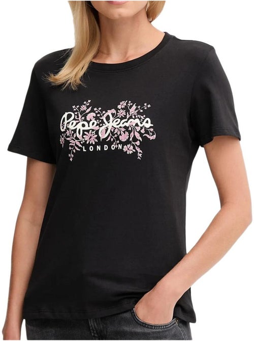 T-Shirt Feminina Pepe Jeans Bero Preta - Kiabi T-Shirt Feminina Pepe Jeans Bero Preta - Kiabi