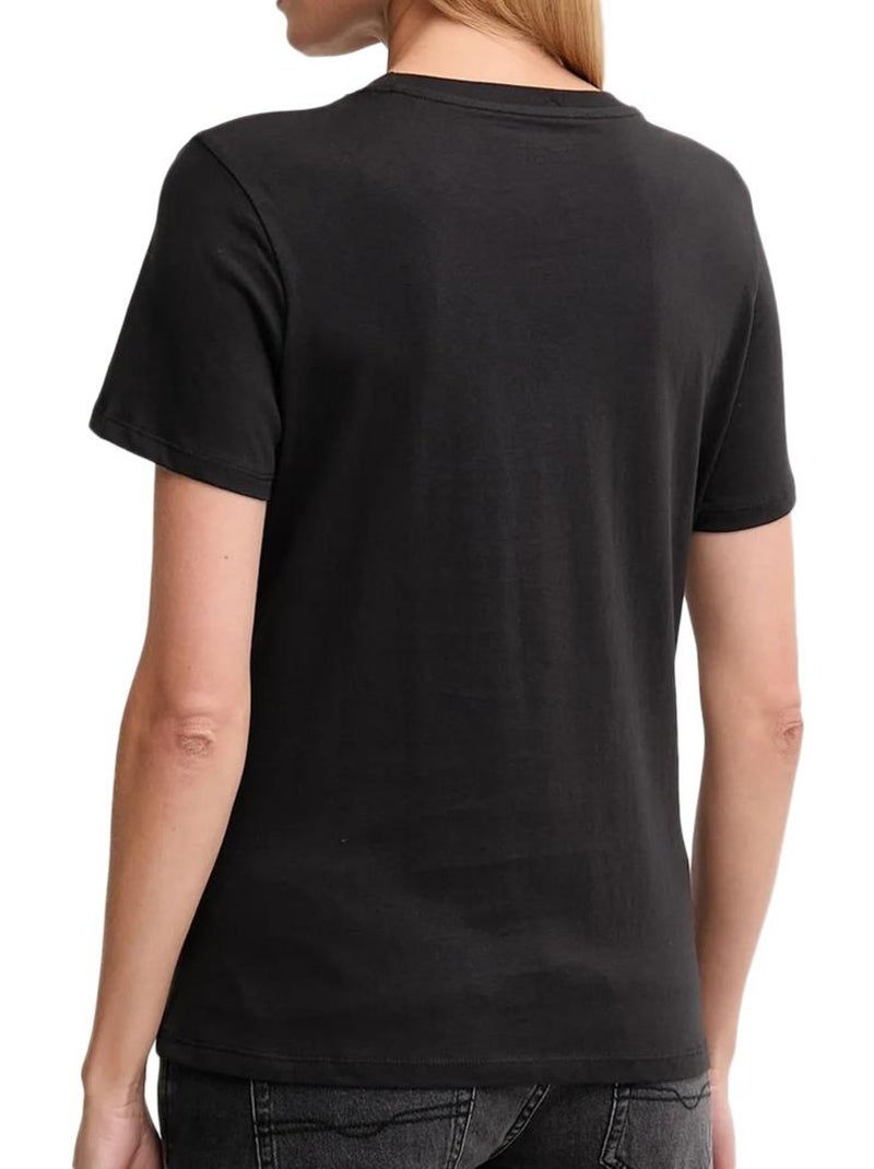 T-Shirt Feminina Pepe Jeans Bero Preta Preto - Kiabi