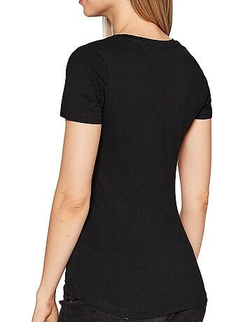 T-shirt feminina pepe jeans new virginia preta