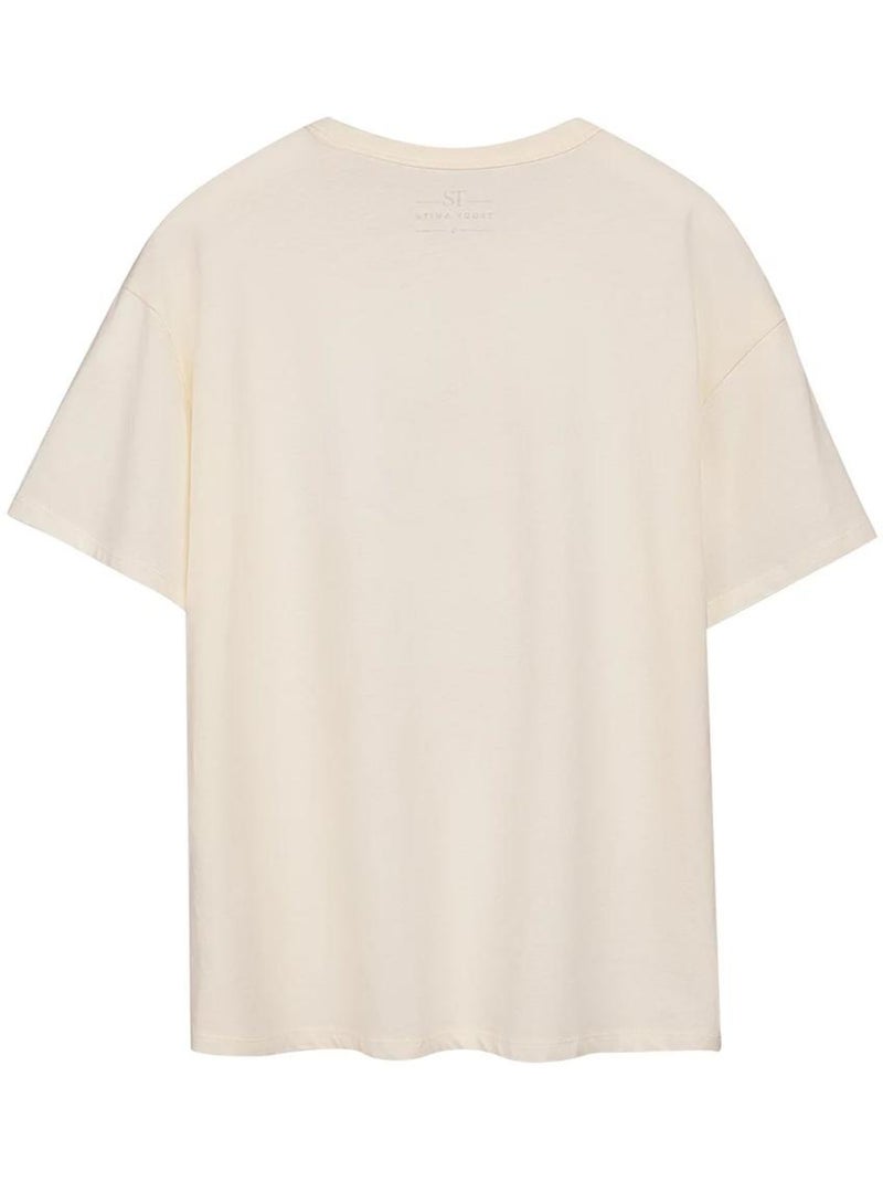 T-shirt feminina teddy smith harmony branco Branco - Kiabi