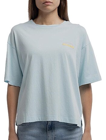 T-shirt feminina teddy smith icy azul