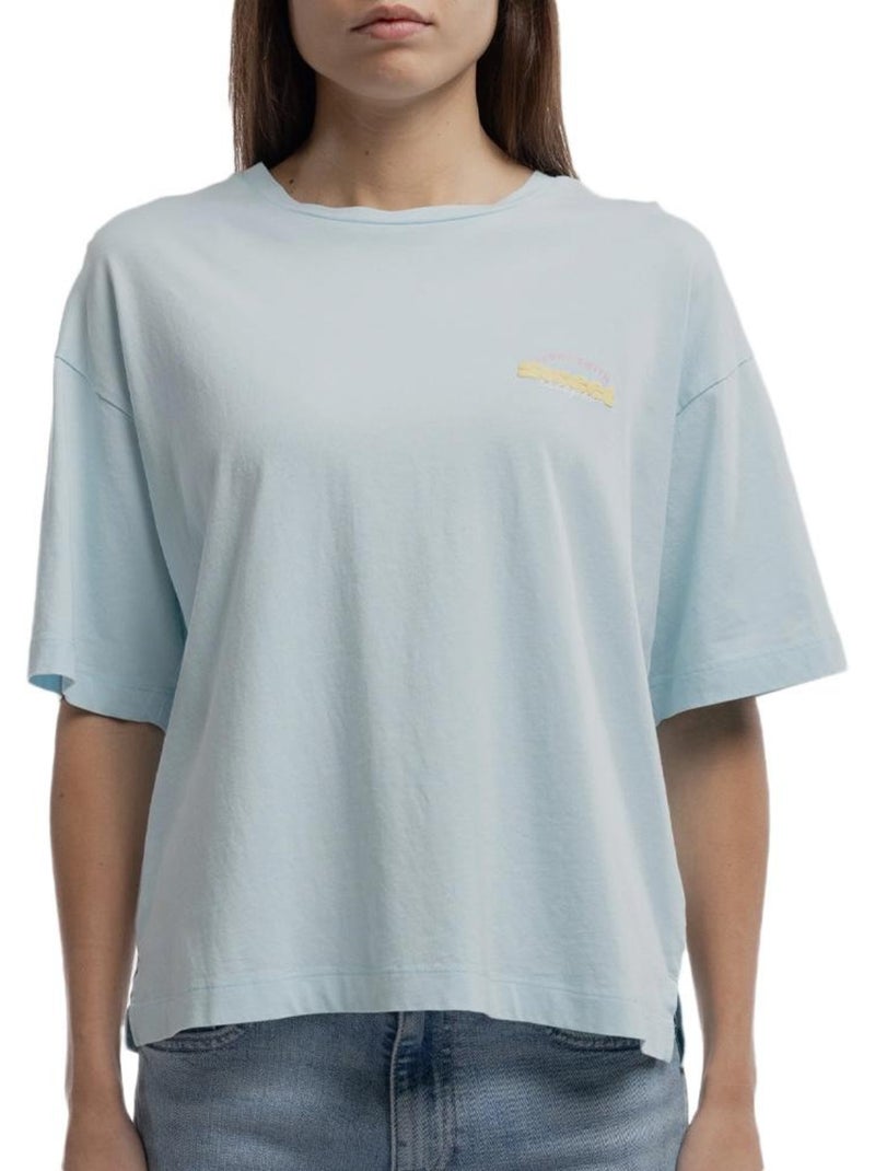 T-shirt feminina teddy smith icy azul Azul - Kiabi