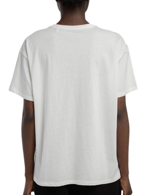 T-shirt feminina teddy smith leya branca - Kiabi
