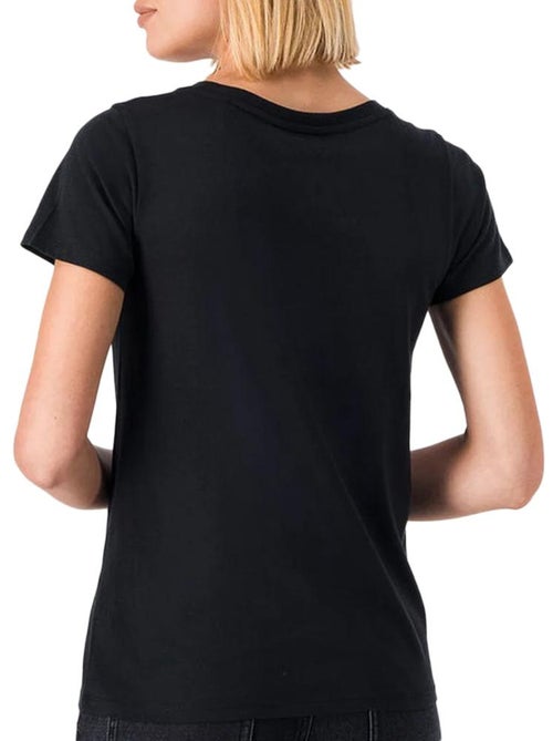 T-shirt Feminina Teddy Smith Ticia Preto - Kiabi T-shirt Feminina Teddy Smith Ticia Preto - Kiabi