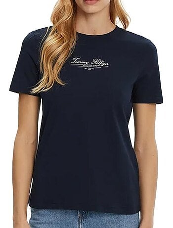 T-shirt Tommy Hilfiger Branco Regular para Mulher