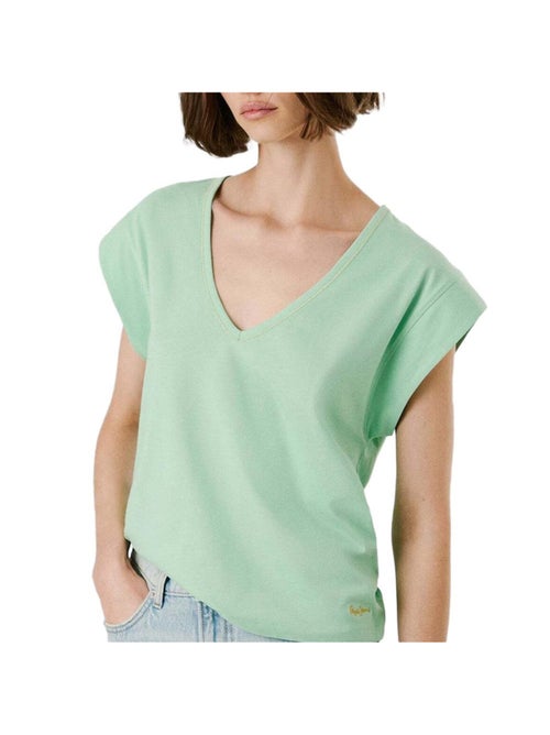 T-shirt Feminina Verde Anabelle Pepe Jeans - Kiabi