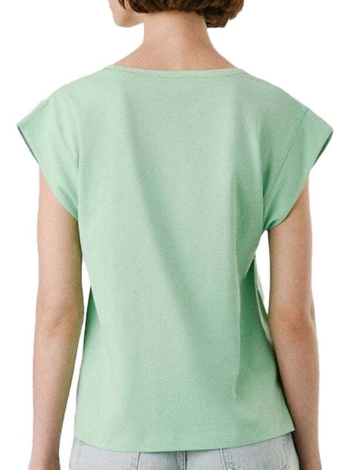 T-shirt Feminina Verde Anabelle Pepe Jeans - Kiabi