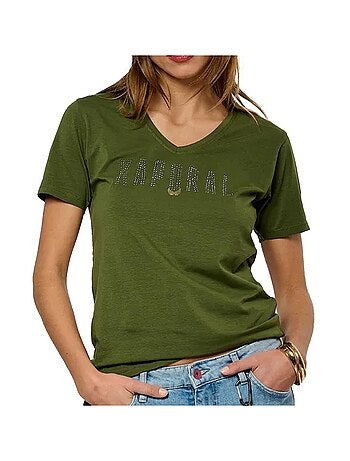 T-shirt feminina verde kaporal emele