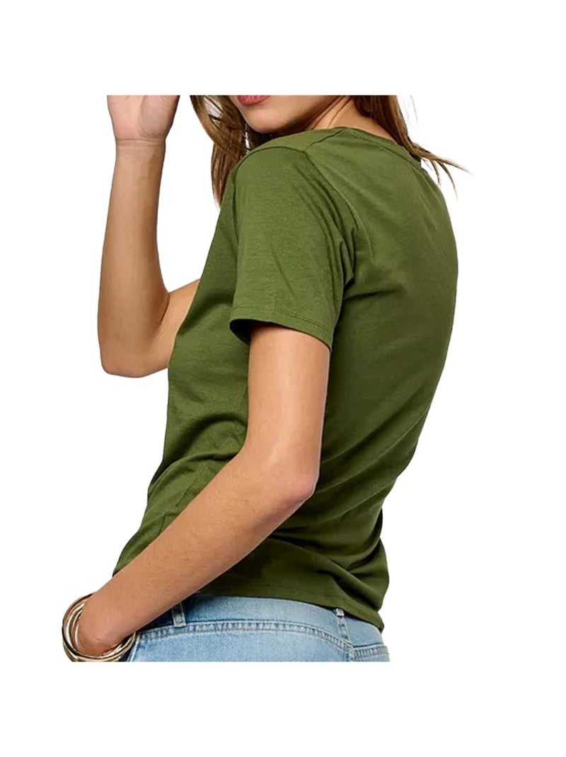 T-shirt feminina verde kaporal emele Verde - Kiabi