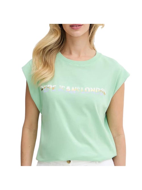 T-shirt Feminina Verde Pepe Jeans Aurore - Kiabi
