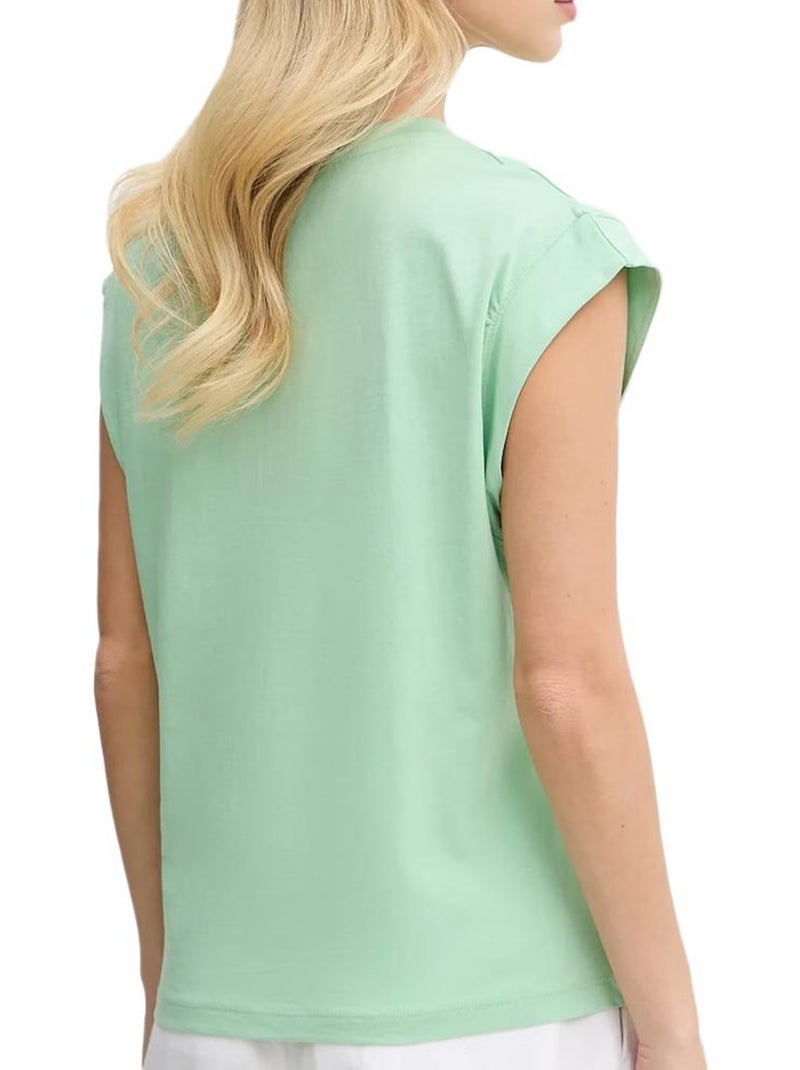 T-shirt Feminina Verde Pepe Jeans Aurore Verde - Kiabi