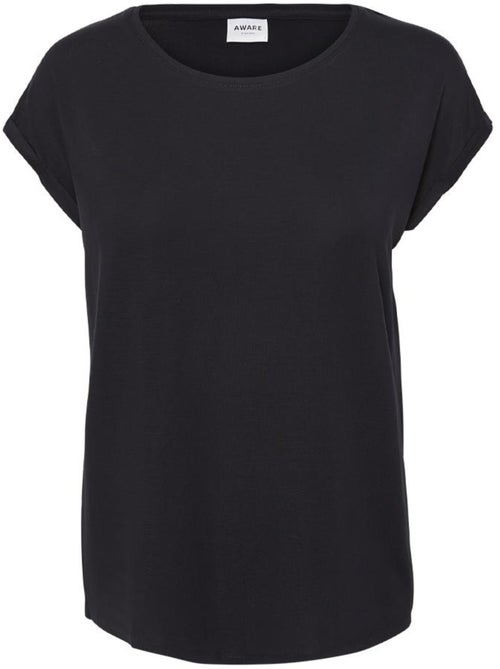 T-shirt Feminina Vero Moda Ava Aware Azul Marinho - Kiabi T-shirt Feminina Vero Moda Ava Aware Azul Marinho - Kiabi