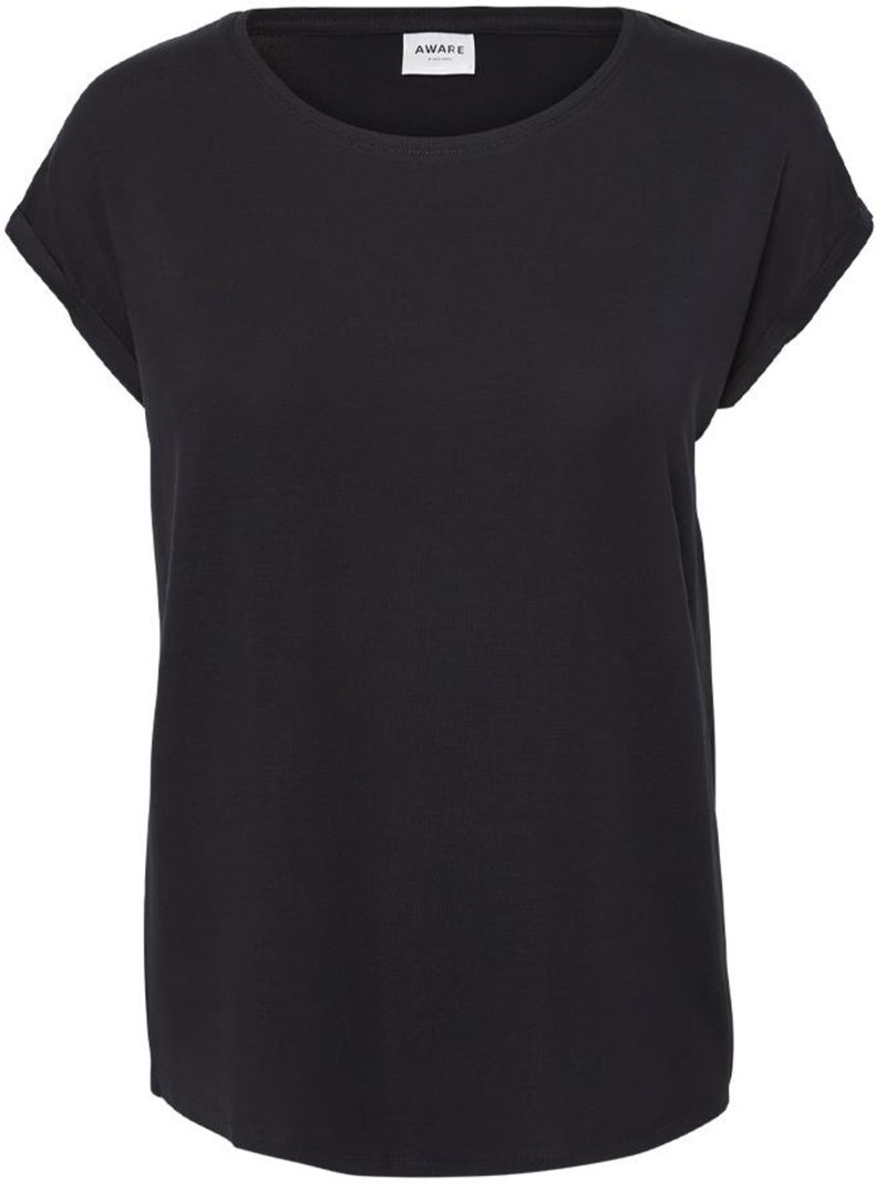 T-shirt Feminina Vero Moda Ava Aware Azul Marinho Azul-marinho - Kiabi