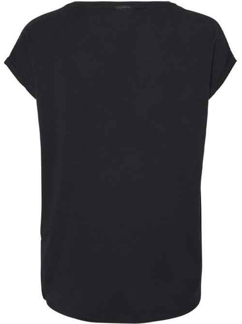 T-shirt Feminina Vero Moda Ava Aware Azul Marinho - Kiabi T-shirt Feminina Vero Moda Ava Aware Azul Marinho - Kiabi
