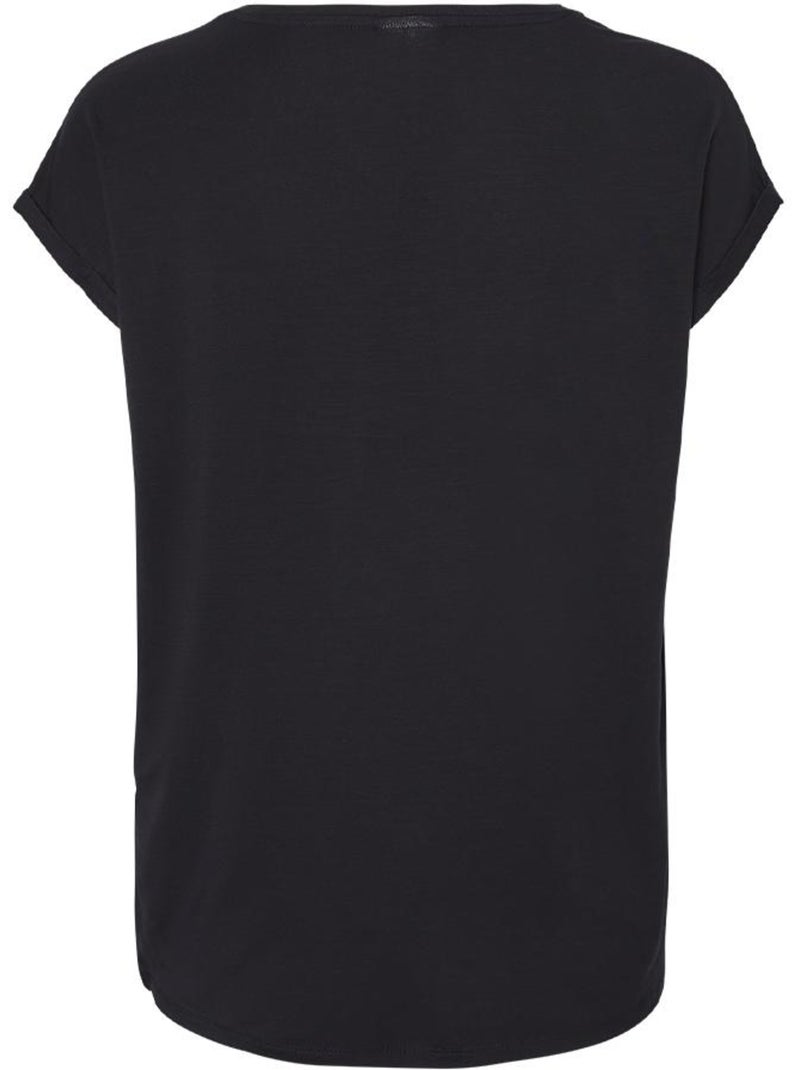 T-shirt Feminina Vero Moda Ava Aware Azul Marinho Azul-marinho - Kiabi