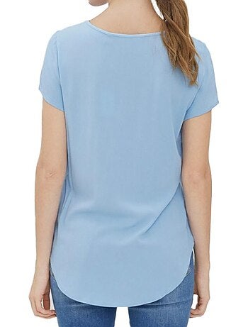 T-shirt Feminina Vero Moda Becca Azul