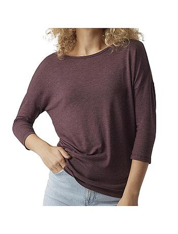 T-shirt feminina vero moda carla violeta
