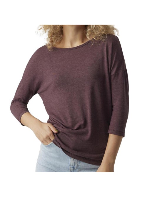 T-Shirt Feminina Vero Moda Carla Violeta - Kiabi T-Shirt Feminina Vero Moda Carla Violeta - Kiabi