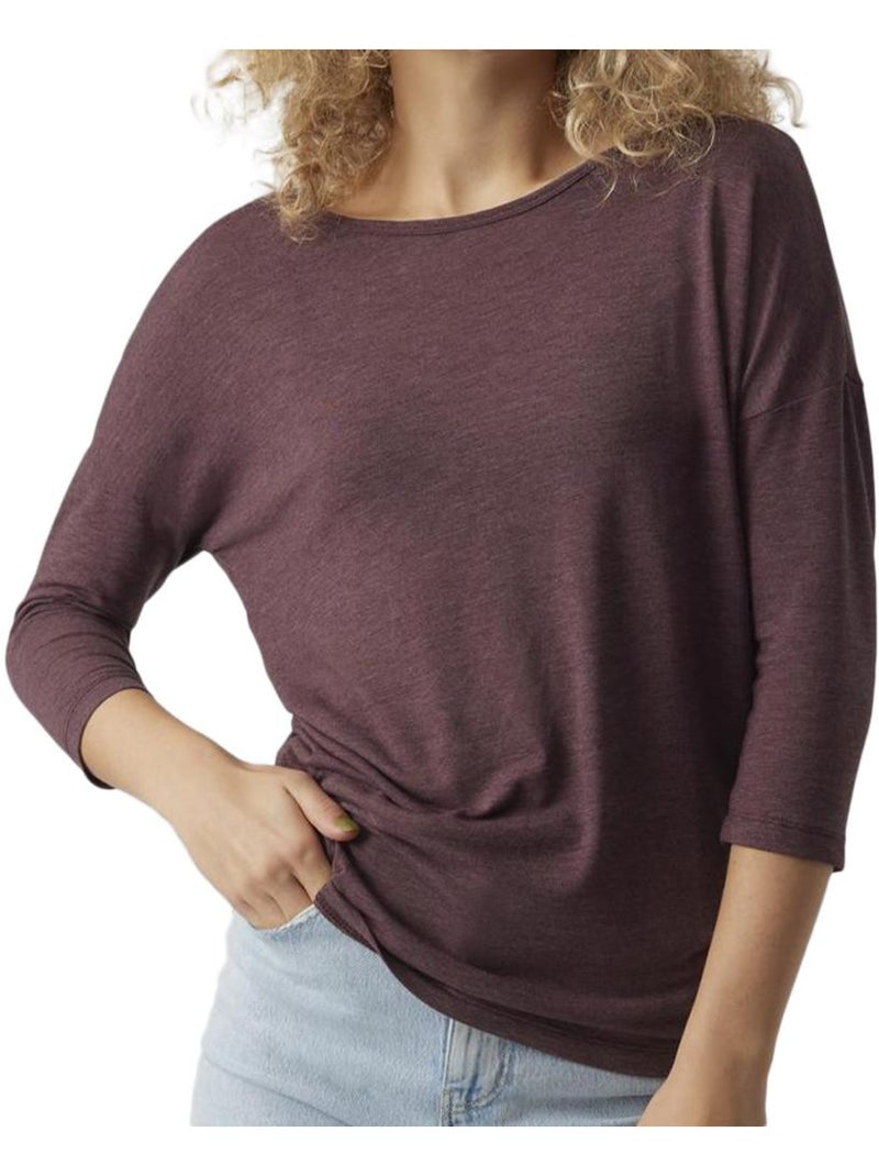 T-Shirt Feminina Vero Moda Carla Violeta Roxo - Kiabi
