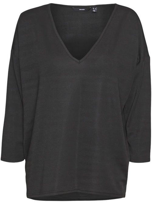 T-Shirt Feminina Vero Moda Kanva Preta - Kiabi T-Shirt Feminina Vero Moda Kanva Preta - Kiabi
