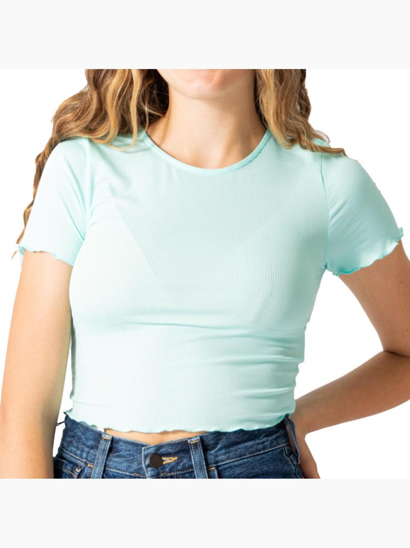 T-Shirt Feminina Vero Moda Madi Jill Azul Azul - Kiabi