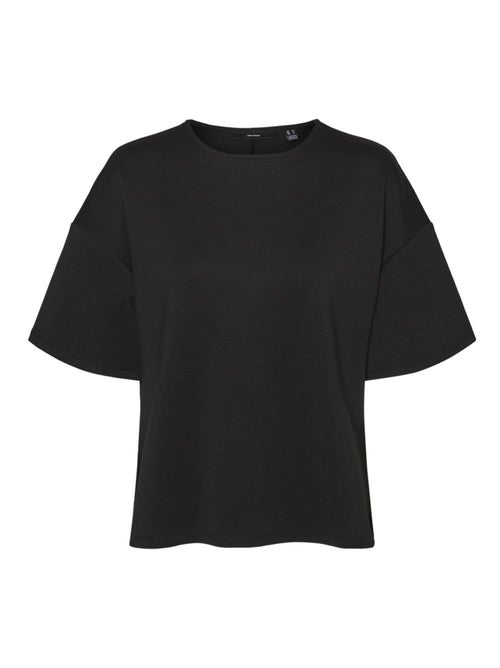 T-Shirt Feminina Vero Moda Sallie Preta - Kiabi T-Shirt Feminina Vero Moda Sallie Preta - Kiabi