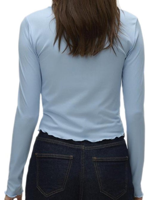 T-shirt Feminina Vero Moda Sofia Azul - Kiabi T-shirt Feminina Vero Moda Sofia Azul - Kiabi