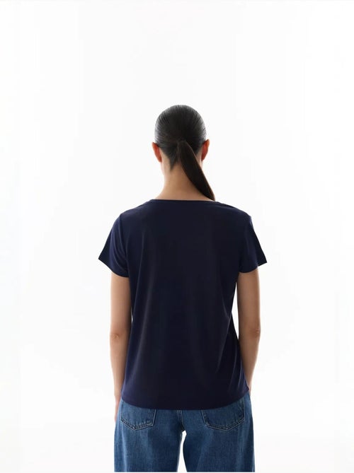 T-shirt feminino em modal penti - Kiabi T-shirt feminino em modal penti - Kiabi