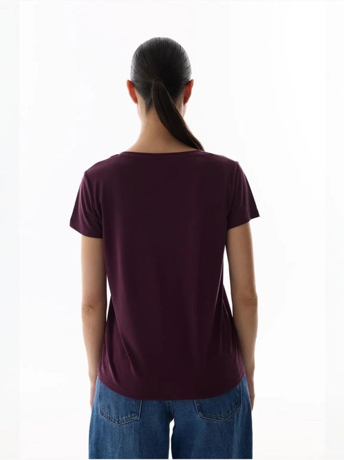 T-shirt feminino em modal penti - Kiabi T-shirt feminino em modal penti - Kiabi