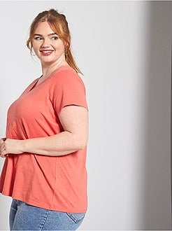 T-shirt flamejada de conceção ecológica - Kiabi